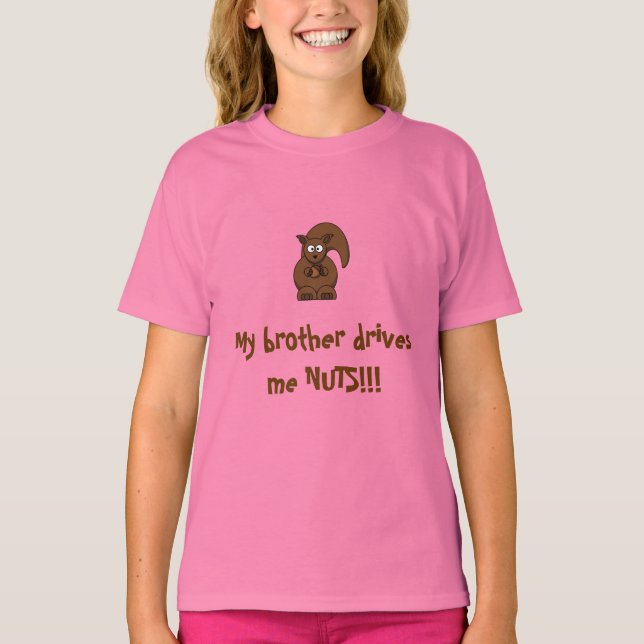 Nutty Brother Girl's Tee (Front)