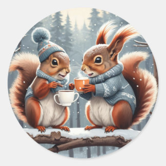 Nutty Buddies Classic Round Sticker