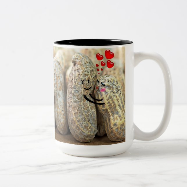 Nutty Couple Two-Tone Coffee Mug (Right)