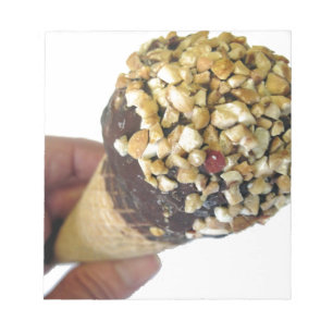 Nutty Ice Cream Cone Notepad