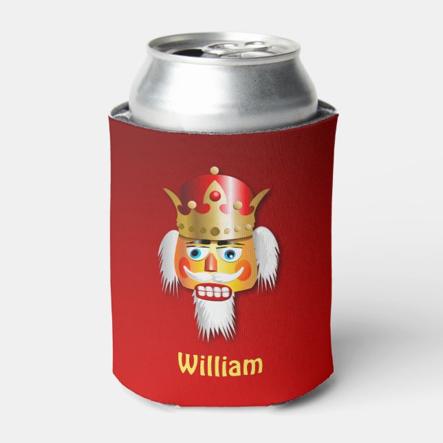 Nutty Nutcracker King Can Cooler (Can Front)