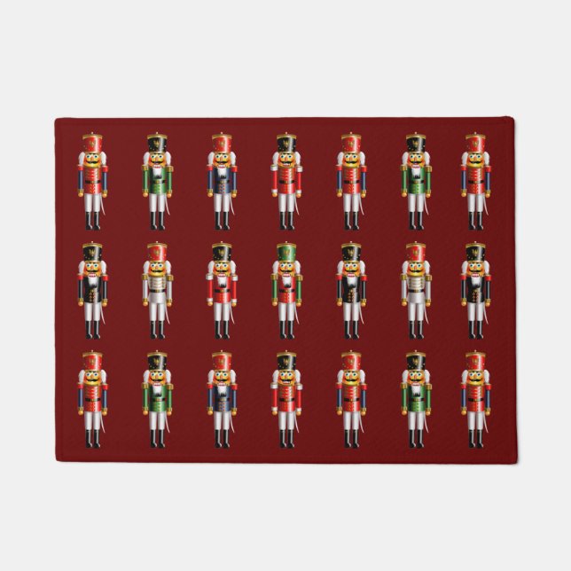 Nutty Nutcrackers Army Doormat (Front)