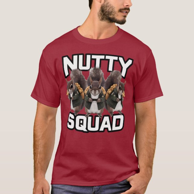 Nutty Squad, Squirrel Snack Squad T-Shirt (Front)