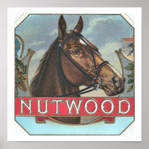 Nutwood Famous Vintage Racehorse Poster