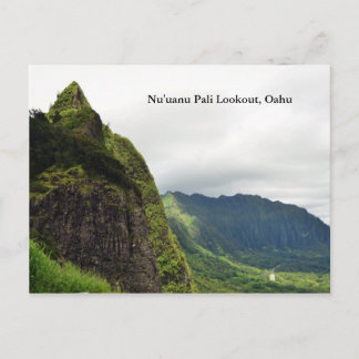 Nu'uanu Pali Lookout Postcrd Postcard