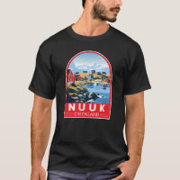 Nuuk Greenland Travel Art Vintage