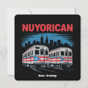 Nuyorican Puerto Rican New York City Pride Boricua Invitation