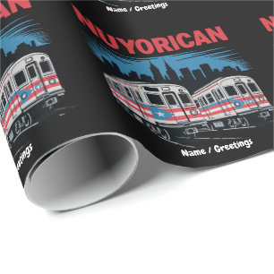 Nuyorican Puerto Rican New York City Pride Boricua Wrapping Paper