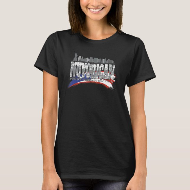 Nuyorican Puerto Rican New Yorker Rican Pride Heri T-Shirt (Front)