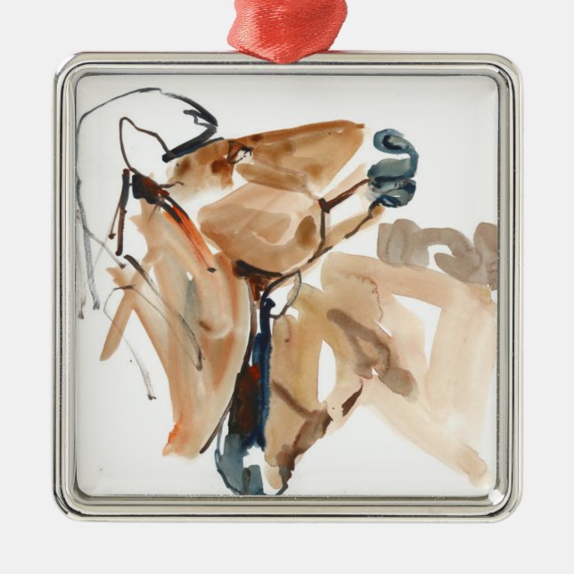 Nuzzle Metal Tree Decoration (Front)