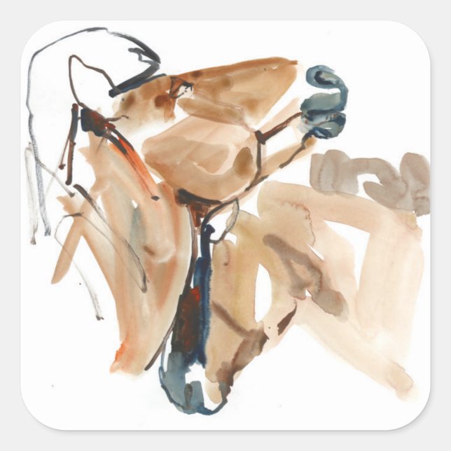 Nuzzle Square Sticker (Front)