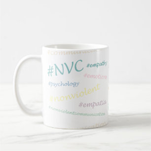 #NVC Nonviolent Communication Hashtag Set Coffee Mug