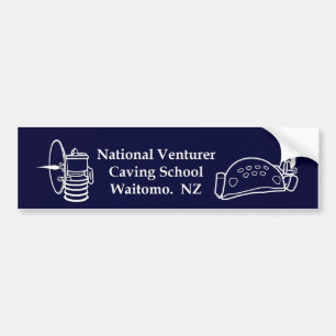 NVCS_Waitomo _ Blue bumper sticker