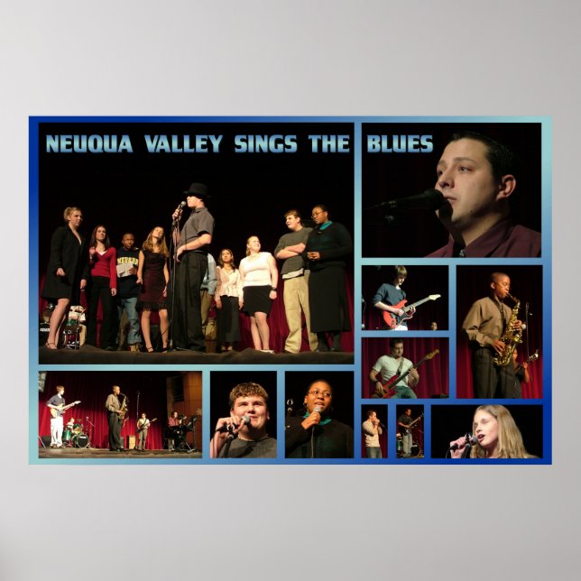 NVHS Blues Poster (Front)