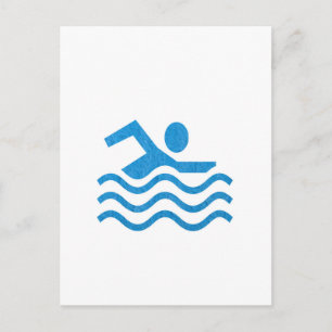 NVN24 navinJOSHI Swimming Sucess Swim Swimmer 101 Postcard