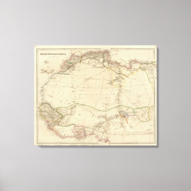 NW Africa Canvas Print (Front)