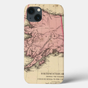 NW America Map by Mitchell iPhone 13 Case