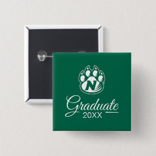 NW Missouri State Graduate 15 Cm Square Badge