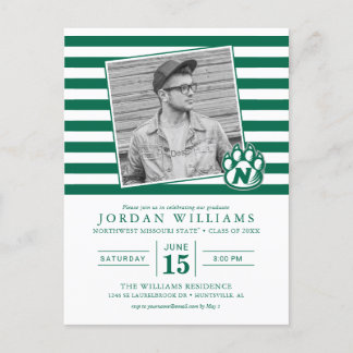 NW Missouri State Graduate Announcement Postcard