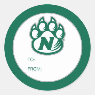 NW Missouri State Graduate Classic Round Sticker