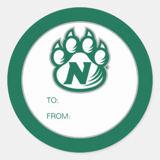 NW Missouri State Graduate Classic Round Sticker