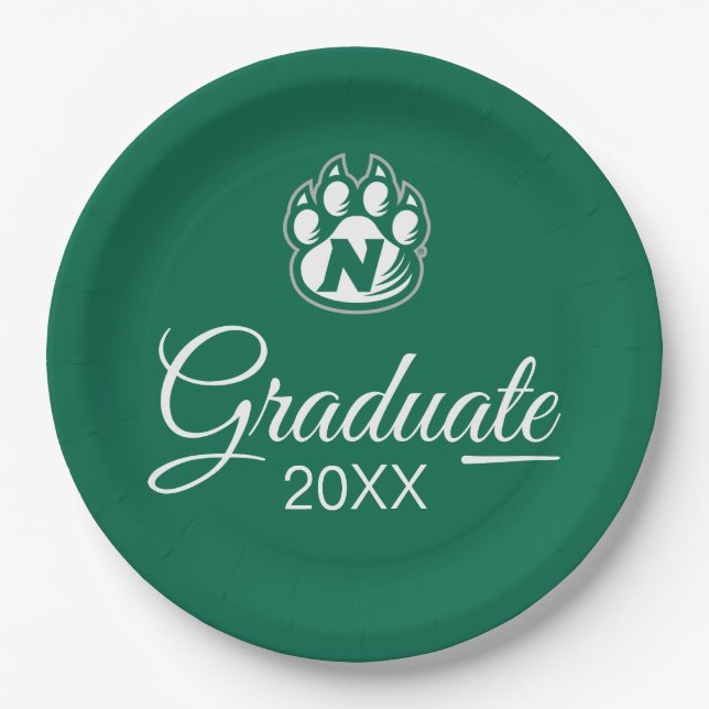NW Missouri State Graduate Paper Plate (Front)