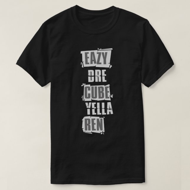 NWA Hiphop Old School T-Shirt (Design Front)