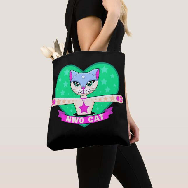 NWO Cat Tote (Close Up)