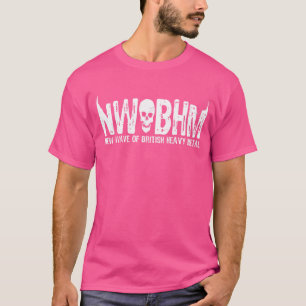 Nwobhm New Wave Of British Heavy Metal Skull T-Shirt