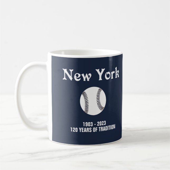 NY Baseball - 2023 Retro Coffee Mug (Left)