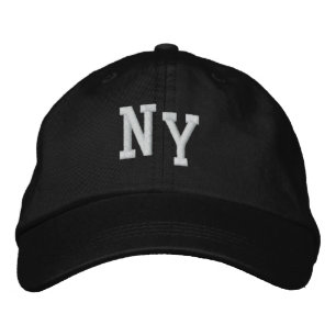 NY Black Men's Cap