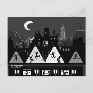 NY Boogy Nights Postcard