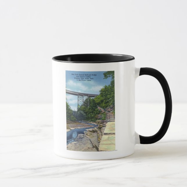 NY Central RR Bridge, Jacob's Ladder Mug (Right)