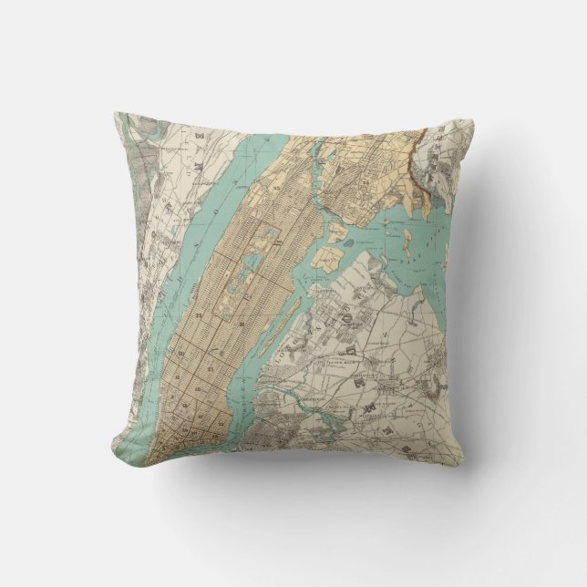 NY City, Brooklyn Cushion (Front)