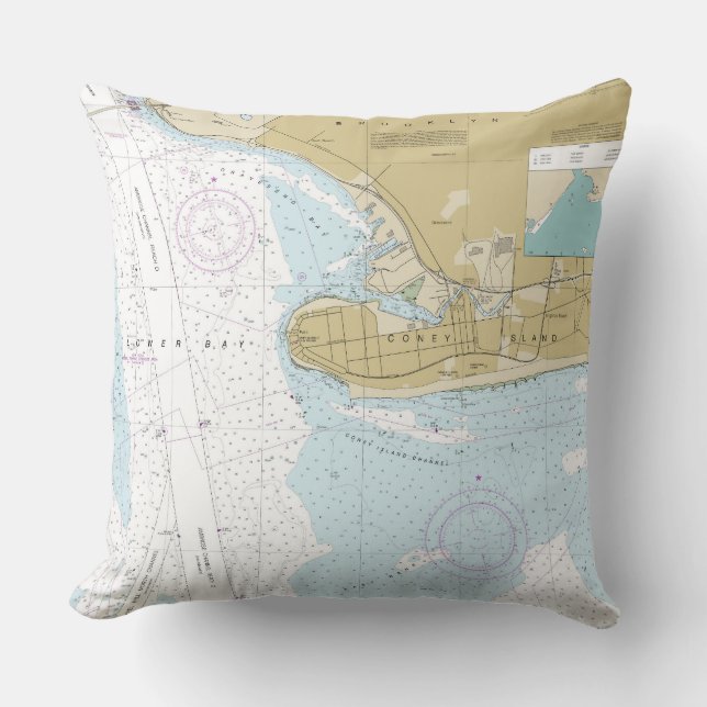 NY_coney island Cushion (Front)