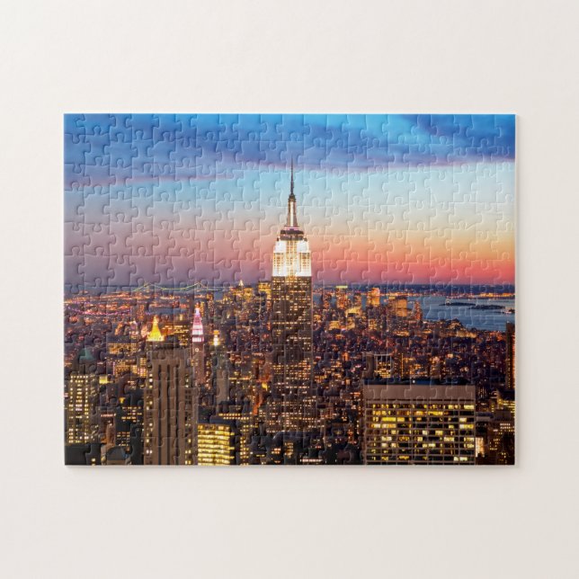 NY Empire State building 252 piece puzzle (Horizontal)