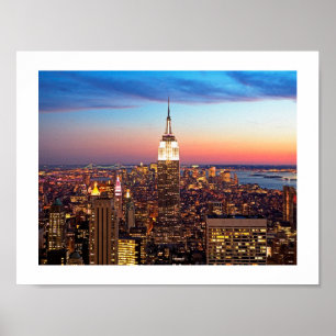 NY Empire State building Poster