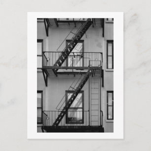 NY fire escape Postcard