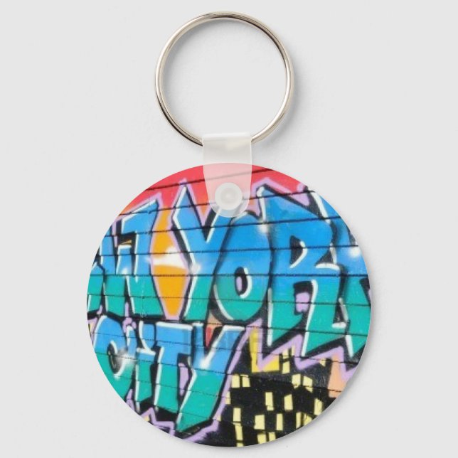 ny graffiti key ring (Front)