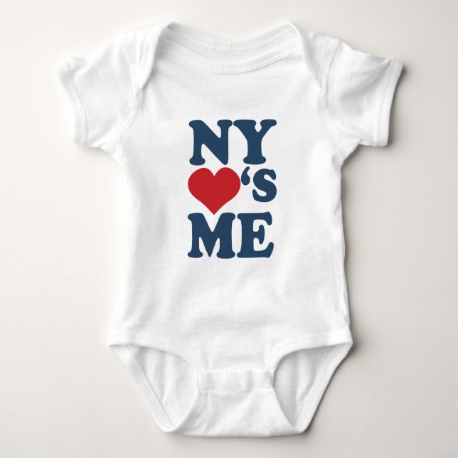 NY Loves Me Baby Bodysuit (Front)