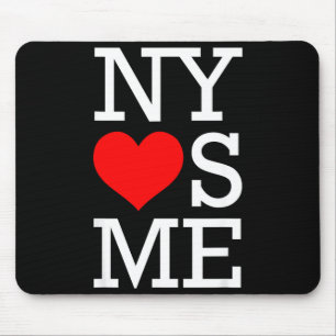 Ny Loves Me Funny I Heart New York  Mouse Mat
