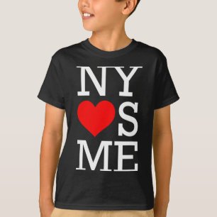 Ny Loves Me Funny I Heart New York  T-Shirt