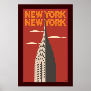 NY, NY 3-Poster Poster