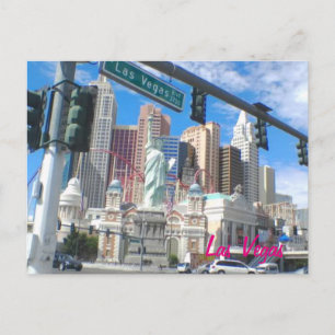 NY NY Las Vegas Blvd Postcard