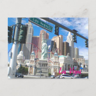 NY NY Las Vegas Blvd Postcard