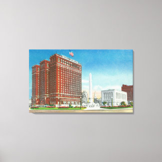 NY State Office, Statler Hotel Canvas Print