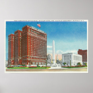 NY State Office, Statler Hotel Poster