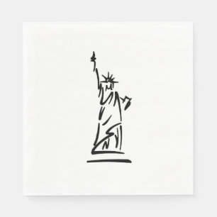 NY Statue of Liberty Napkin