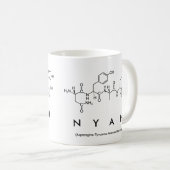 Nyah peptide name mug (Front Right)