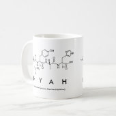 Nyah peptide name mug (Front Left)